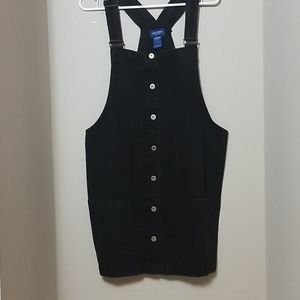 Button up overall dress